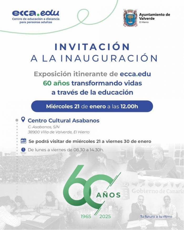Invitación Inauguración Exposición ECCA 2