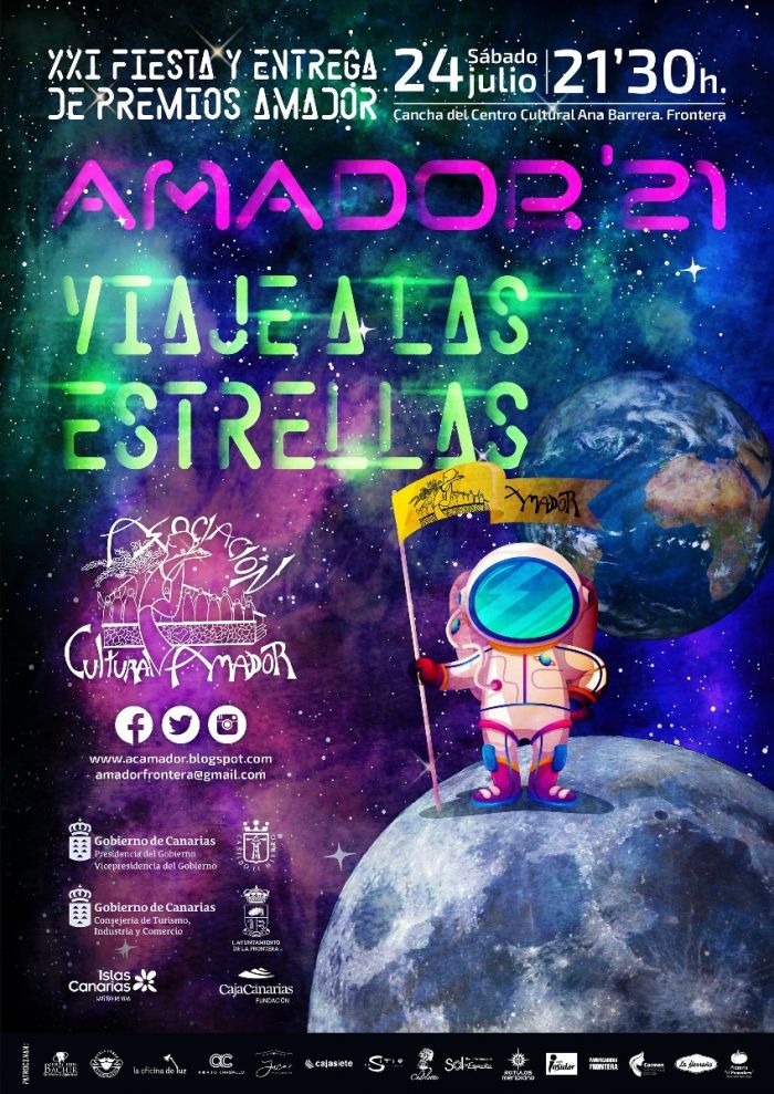 Cartel Amador 2021 Viaje a las estrellas