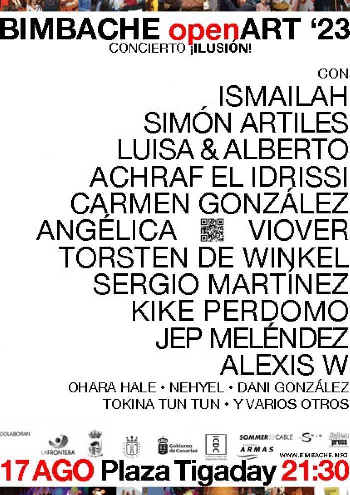 Cartel concierto Bimbache 17 Agosto