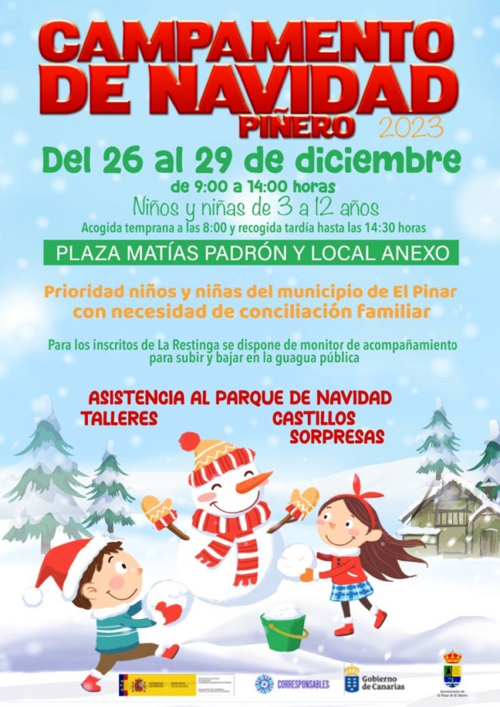 CARTEL CAMPAMENTO INVIERNO 2023