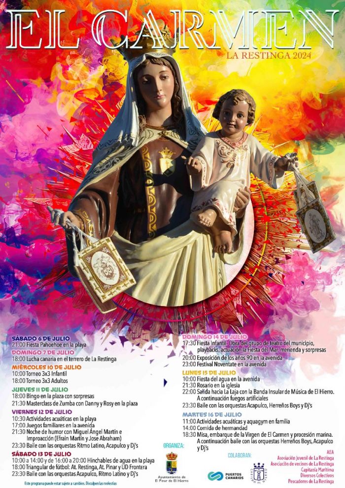 Cartel El Pinar-Fuestas del Carmen 2024
