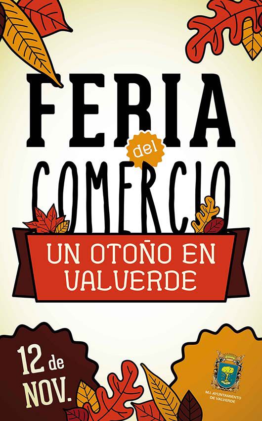 Cartel Feria Comercio Valverde