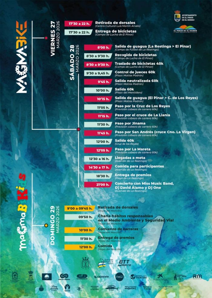 Cartel - Programación_Magma Bike 2026