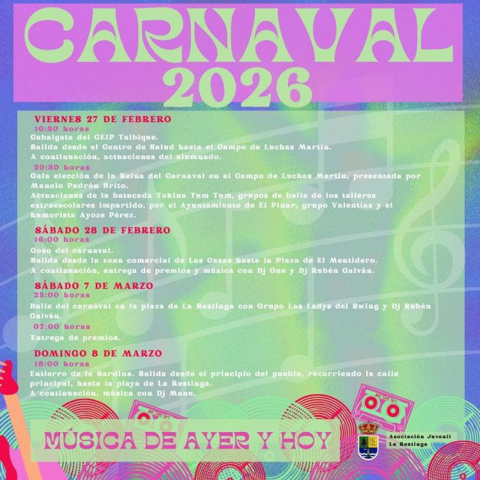 El Pinar-cartel Carnaval 2026